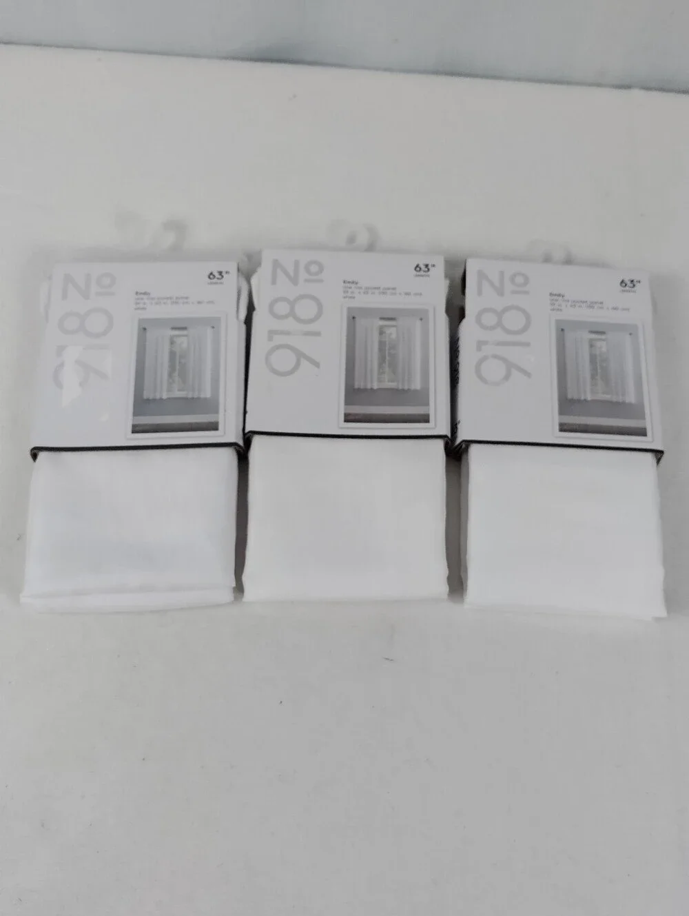 No. 918 Sheer Emily Voile Grommet Top Curtain Panel 84